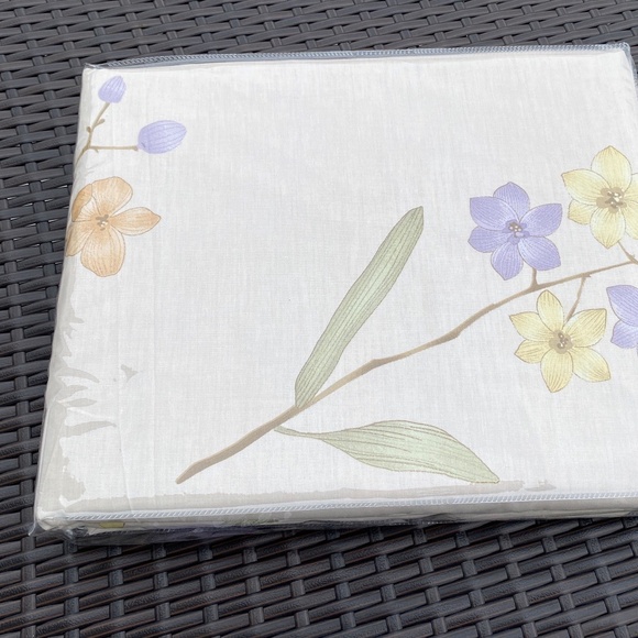 100%Cotton Queen Duvet Cover set 3Pcs Comforter Cover Pillowcases Floral Printed - Picture 4 of 5